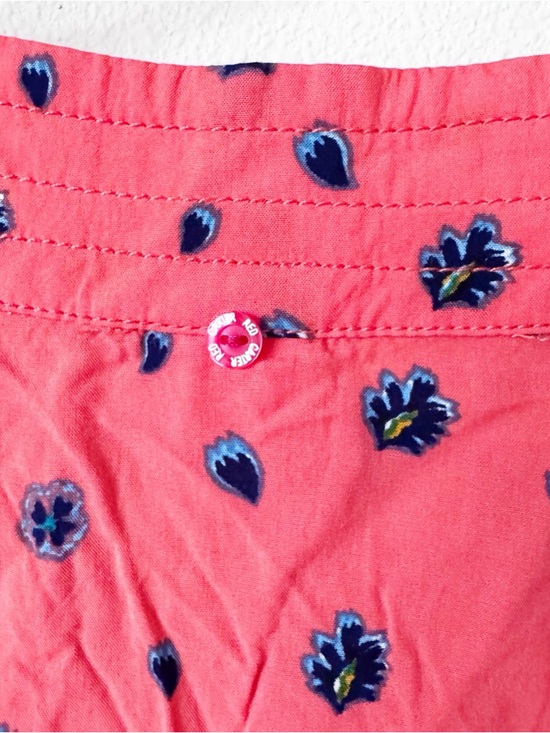 Red Carter Red Boho Tie-Front Tunic with Multicolor Mosaic Print - Picture 13 of 13